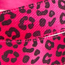 Artikel Dekoband Polyester Pink Leopardenmuster 15mm x 18m