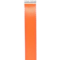 Artikel Schmales Geschenkband Neon-Orange 15mm x 50m für Floristik und Dekoration