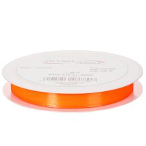 Artikel Schmales Geschenkband Neon-Orange 15mm x 50m für Floristik und Dekoration
