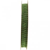Artikel Juteband zum Dekorieren, Natürliches Geschenkband, Dekoband Grün 15mm 15m