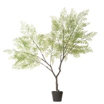 Artikel Künstlicher Baum Kunststoff Seide 120 cm Grün Braun Innenbereich