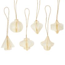 Artikel Eleganter Papierbaumschmuck Weihnachtsdeko Skandi-Look