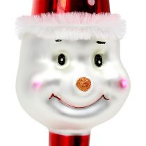 Artikel Baumspitze Figur Schneemann 30cm Rot, Weiß