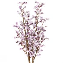Artikel Künstlicher Beerenzweig Lila Weiß Frostoptik für winterliche Deko L60cm 2er-Set