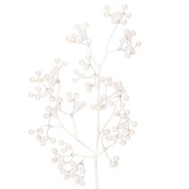Artikel Künstlicher Beerenzweig aus Kunststoff Weiß 52cm für Innenbereich