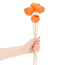 Artikel Bell Cup Mix am Stiel Orange 15 St