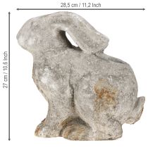 Artikel Beton Deko Hase Blumentopf Ostern Antik Grau Dekofigur Vintage Look