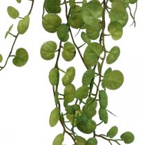 Hängende Grünpflanze künstlich Blatthänger 5 Stränge 58cm