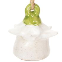 Artikel Keramik Hängedeko Feenhaus in Blumenform 6cm 6er-Set – Zauberhafte Dekoration für Garten und Zuhause