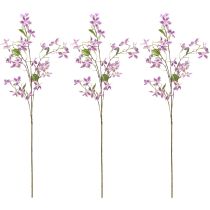 Artikel Künstlicher Clematiszweig Lila 110 cm 3er Set Dekoration langlebig