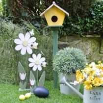 Blumendeko mit Biene, Holzdeko für den Frühling H56cm