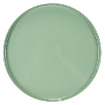 Artikel Blumenschale aus Metall in Pokalform grün 30 cm