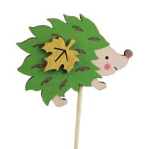Artikel Blumenstecker Holz Igel Deko Braun Grün 8×6cm 12 St