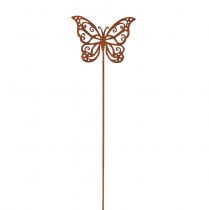 Artikel Blumenstecker Metall Rost Schmetterling Deko Vintage 10×7cm 3St