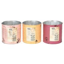 Artikel Aluminium Blumentopf Dose 15cm Innenbereich 3er-Set