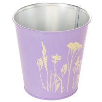 Artikel Metall-Übertopf 10 cm Pastellfarben Blumenmotiv 3er-Set