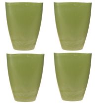Artikel Orchideentopf Blumentopf Vase Grün Kunststoff 16,5cm 4er Set