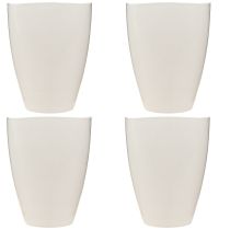 Artikel Blumentopf Plastik Orchideentopf Weiß 16,5cm 4er Set für Floristen