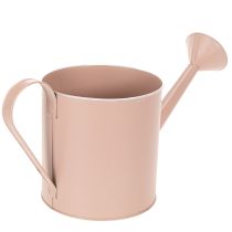 Artikel Blumentopf Vintage Deko Gießkanne Altrosa Zink Ø16,5cm H17cm