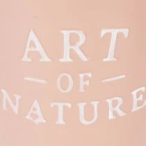 Artikel Blumentopf Zink Art of Nature Altrosa Ø17,5cm H15cm