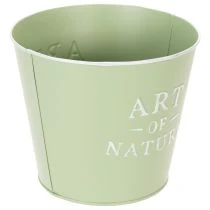 Artikel Blumentopf Zink Art of Nature Mintgrün Ø17,5cm H15cm