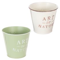 Artikel Metall-Übertopf „Art of Nature“ 15 cm Ø Mehrfarbig 2er-Set