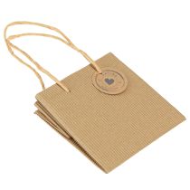 Artikel Blumentopf Papier Gerippt mit Folie 12x12cm 8er Set Nachhaltig