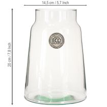 Artikel Blumenvase Glas Klar H20cm - Vielseitige Deko Vase für Floristen & Events
