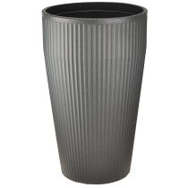 Artikel Bodenvase Kunststoff Anthrazit Ø28cm H46,5cm für Floristen und Blumengeschäfte