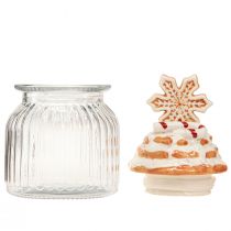 Artikel Bonboniere Glas Weihnachten Keksglas Schneeflocke H20cm
