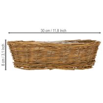 Artikel Brotkorb ca. 30cm oval ungeschält