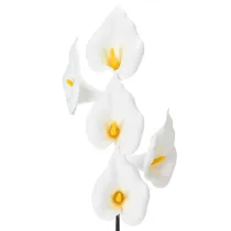 Artikel Kunstblume Calla Weiß mit gelbem Stempel 35cm 10 Stück