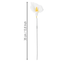 Artikel Kunstblume Calla Weiß mit gelbem Stempel 35cm 10 Stück