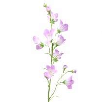 Künstliche Glockenblume Campanula Violett Weiß 66cm