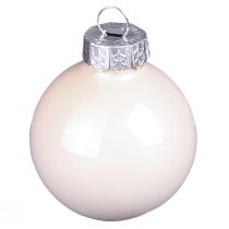 Artikel Glas-Christbaumkugeln Berry Mix Ø5cm 24er-Set in Rosa, Beige & Creme