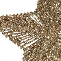 Artikel Christbaumschmuck, Adventsdeko, Stern-Anhänger Golden B15cm 8 St