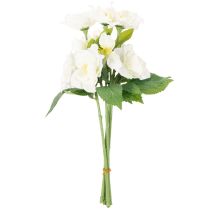 Artikel Kunstblume Christrose Bund 36cm Weiß Kunststoff Innenbereich