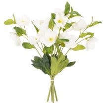 Artikel Christrose Kunstblumen Bund Weiß 40 cm 4 Stiele