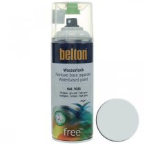 Artikel Belton free Wasserlack Grau Hochglanz Spray Lichtgrau 400ml