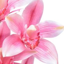 Artikel Cymbidium Orchidee künstlich 5 Blüten Rosa 65cm