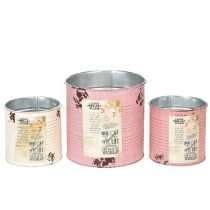 Artikel Aluminium Blumentopf Set 15cm 3 Stück für Balkon und Garten