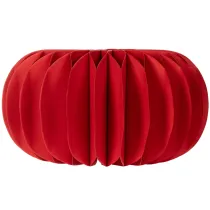 Artikel Set aus 4 Wabenpapier Kürbissen 24 cm Rot für Tisch- und Schaufensterdekoration