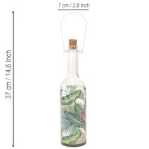 Artikel Deko-Flasche LED Flamingo 37,5cm Warmweiß 2St