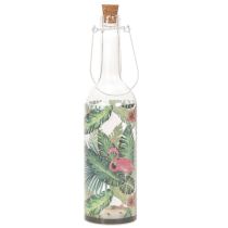 Artikel Deko-Flasche LED Flamingo 37,5cm Warmweiß 2St
