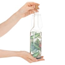 Artikel Deko-Flasche LED Flamingo 37,5cm Warmweiß 2St