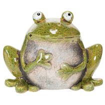Artikel Dekorationsfigur Keramik Frosch 15,5cm Innen- und Außenbereich