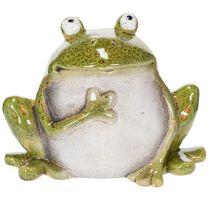 Artikel Dekorationsfigur Keramik Frosch 15,5cm Innen- und Außenbereich