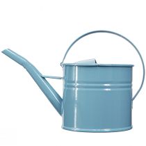 Artikel Deko Gießkanne Blumentopf Blau Metall 28x13x17cm 1,25l Garten Balkon Dekoration