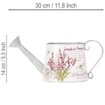 Artikel Deko Gießkanne Metall Lavendel Retro Garten 30×11×14,5cm
