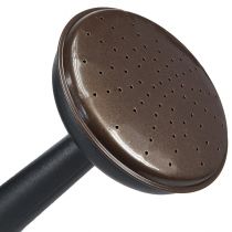 Artikel Deko Gießkanne Metall Schwarz Olivgrün Vintage Retro Balkondeko